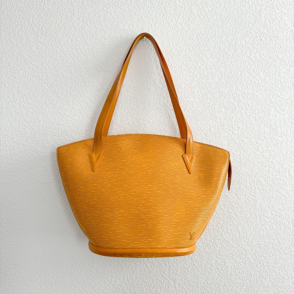 Louis Vuitton Yellow Epi Saint Jacques GM